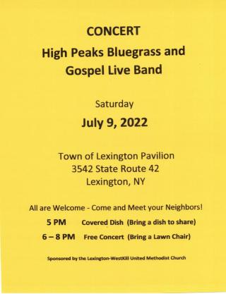 bluegrass & gospel concet